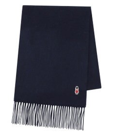 MOONBAT 【WEB限定】MACKINTOSH PHILOSOPHY バッキンガムベア付きウール100%無地マフラー (パッケージ付き)