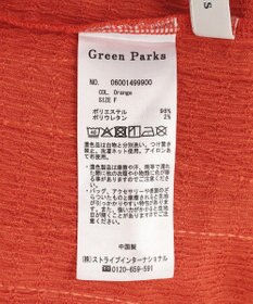 Green Parks ５分袖表面感カットプルオーバー
