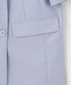 自由区 【洗える】ハーフスリーブ ジャケット