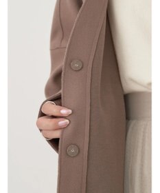 earth music&ecology 圧縮風ポンチコーディガン