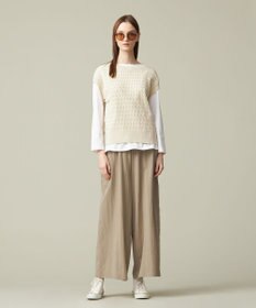 J.PRESS YORK STREET 【WOMEN】リラックスワイドパンツ