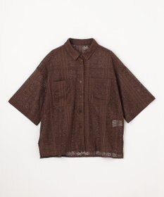 ANY レースハーフスリーブシャツ