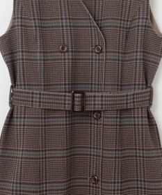 ANY SIS 【美人百花10月号掲載】リバーシブルチェックラップ ワンピース