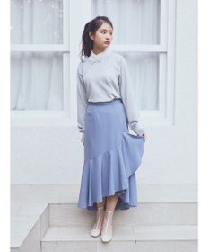 earth music&ecology 襟付きニットプルオーバー