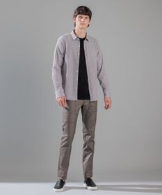 JOSEPH HOMME トライジャガード ストライプ ストレッチ    レギュラーカラーシャツ