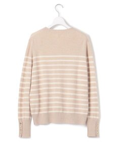 23区 S 【洗える】ピュアカシミヤ ボーダー ニット
