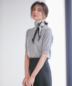 23区 【アンサンブル対応】サステナブルウール 半袖 ニット