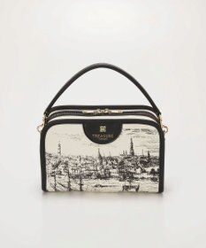 TOPKAPI 【TREASURE TOPKAPI】キャンバス プリント ワンハンドル ショルダーバッグ