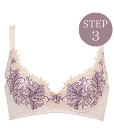 BRADELIS New York 【BRADELIS New York / 育乳STEP3 持ち上げる】ヴィオラステップ3ブラ23A1 美胸 谷間メイクする補正ブラ