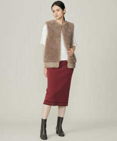 自由区 L 【SHIHOさん着用】カルガンラムエコファー ジレ