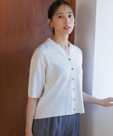 組曲 L 【先行予約・WEB限定】ポップコーンアーガイルスキッパー ニット