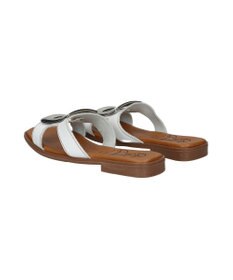 INTER-CHAUSSURES 【Oh my Sandals】メタルバックルフラットサンダル