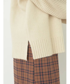 earth music&ecology 袖ボタンニットプルオーバー