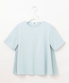 J.PRESS LADIES S 【洗える】コットンスムース バック プリーツ カットソー