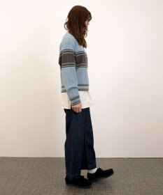 J.PRESS YORK STREET 【WOMEN】ラインハイゲージニット