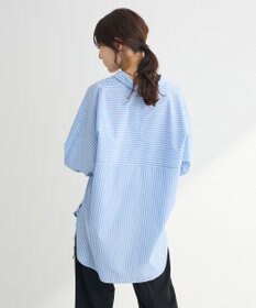 Green Parks イージーケアストライプシャツ