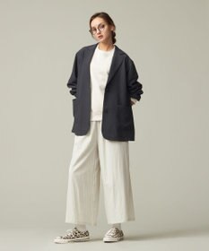 J.PRESS YORK STREET 【WOMEN】リラックスワイドパンツ