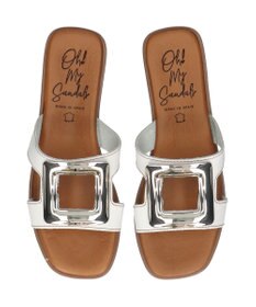 INTER-CHAUSSURES 【Oh my Sandals】メタルバックルフラットサンダル