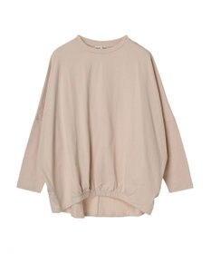 CRAFT STANDARD BOUTIQUE シルケット天竺　フロントギャザーＢＩＧ　Ｔｅｅ　Ｌ／Ｓ