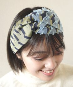 POLS ジャガード織 ヘアバンド