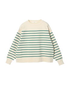 Green Parks ・ｎｏｖｅｍ９　ボーダーエアーニットプルオーバー