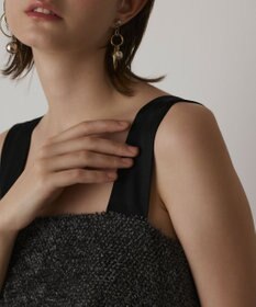 GRACE CONTINENTAL カットジャガードサロペット