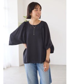 AMERICAN HOLIC 袖ボリュームシアーブラウス