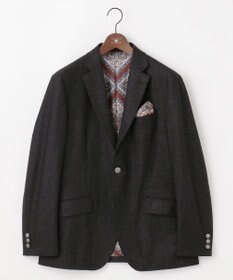 JOSEPH ABBOUD 【キングサイズ・ソフト/JAPANファブリック/LIBERTY柄裏地】ムリネフランネル ジャケット