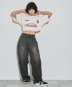 WEGO 【ユニセックス着用ITEM/MLサイズ展開】ゲームロゴスリーブラインT