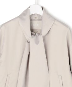 ICB 【2WAY】 ダルグロッシーサテン ボウタイ付きブルゾン