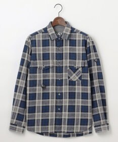 JOSEPH ABBOUD MOUNTAIN 【サスティナブル】オーガニックラフィーチェック シャツ