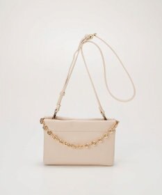 TOPKAPI 【TREASURE TOPKAPI】スムース レザー チェーン付き スワローマチ ミニ ショルダー バッグ