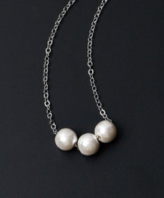 WEGO M立体モチーフ3連ネックレス