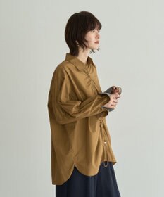 YECCA VECCA ドロストデザインギャザーシャツ