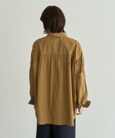 YECCA VECCA ドロストデザインギャザーシャツ