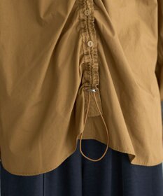 YECCA VECCA ドロストデザインギャザーシャツ