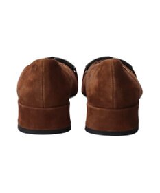 INTER-CHAUSSURES 【INTER-CHAUSSURES】スクエアトウローヒールバックルパンプス