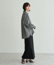 YECCA VECCA ドロストデザインギャザーシャツ