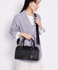 Maison de FLEUR マットワイドボストンバッグ