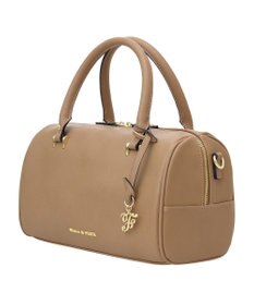 Maison de FLEUR マットワイドボストンバッグ