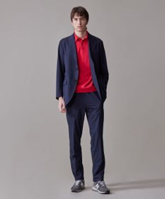 J.PRESS MEN 機能×縫製₌快適な着心地 「高見え」ニットポロ【接触冷感 / 洗える】ホールガーメントニット ポロシャツ