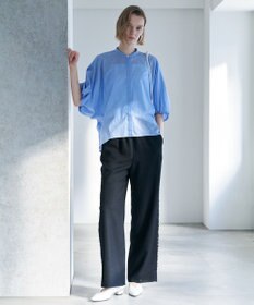 ICB L 【CLASSY.掲載】サマーレノクロス ワイドパンツ