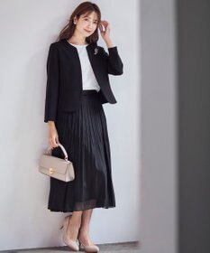 ANY SIS S 【洗える】シャイニープリーツ スカート