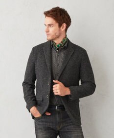 JOSEPH ABBOUD 【オーガニックコットン】ダンガリープリント シャツ