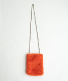 WEGO ファーチェーンミニショルダー