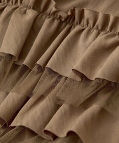 YECCA VECCA ラッフルキャミワンピース