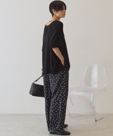 AMERICAN HOLIC ドットサテンイージーパンツ