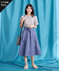 Tiaclasse 【UVケア・接触冷感】“あまラク” ハートネックカットソートップス