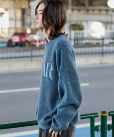 WEGO 【ユニセックス着用ITEM】ベロアモールグラフィックプルオーバー