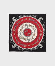 GRACE CONTINENTAL ホースプリントスカーフ